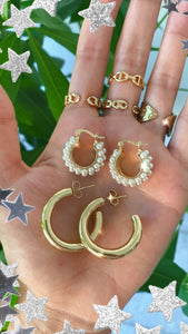 Pearl Hoops