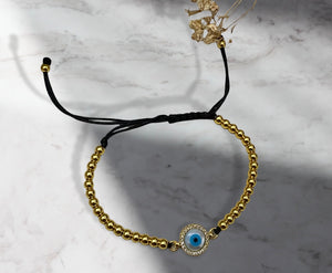 Eye Gold Bracelet