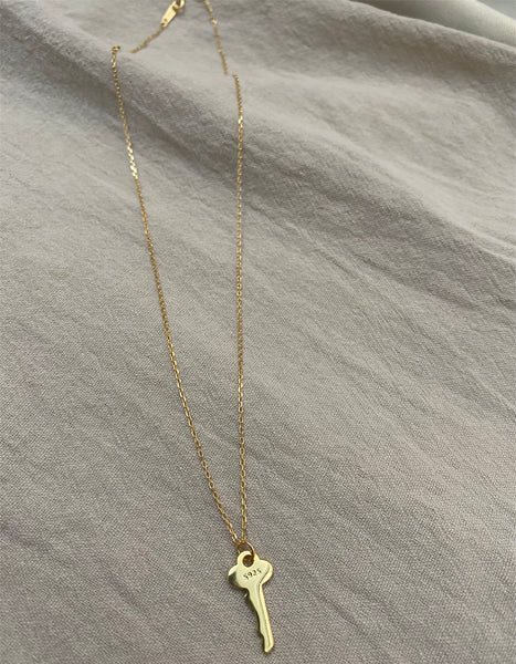 Small Lock Necklace – Salty Breeze Collection