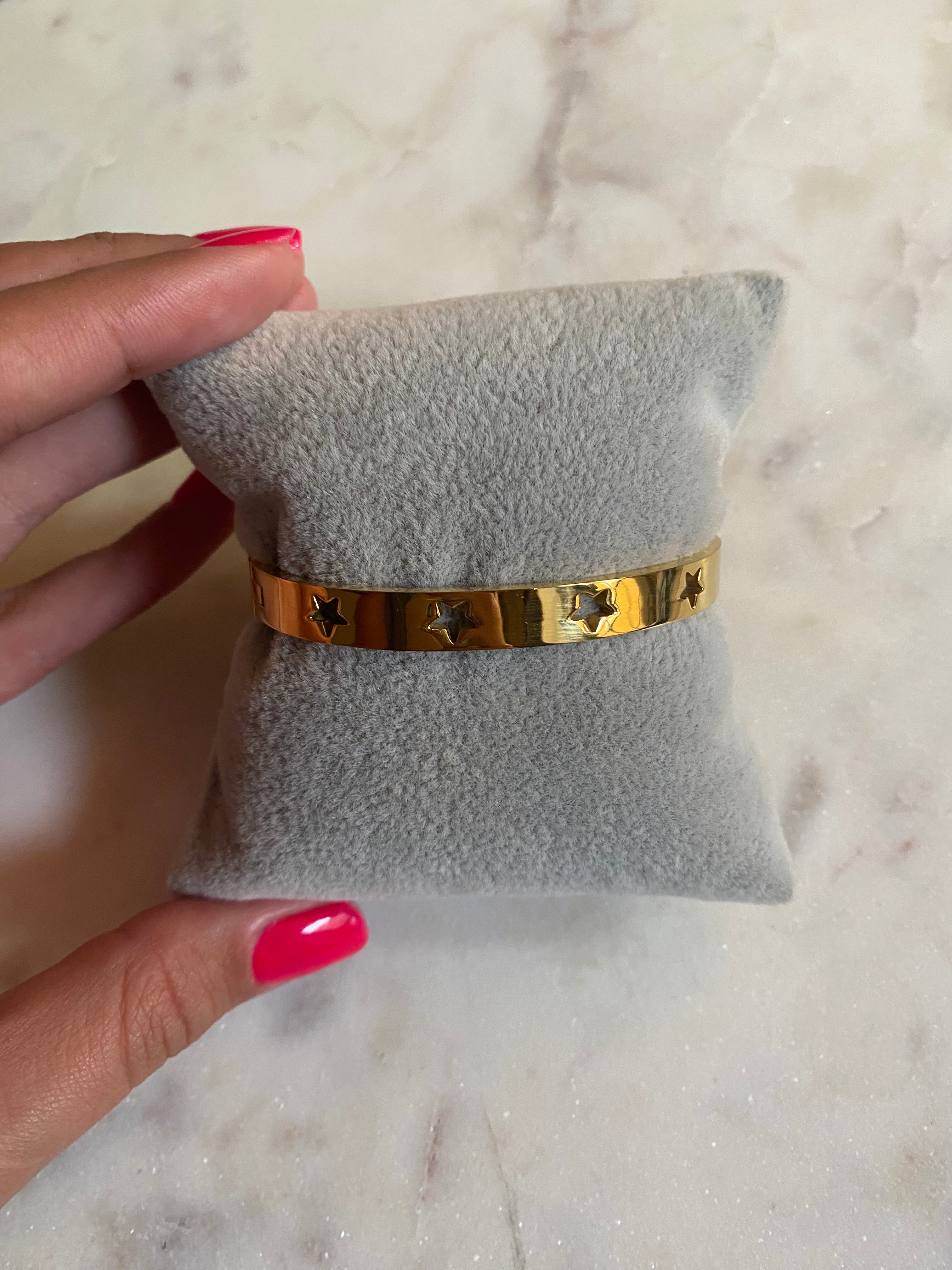 Gold Star Bangle